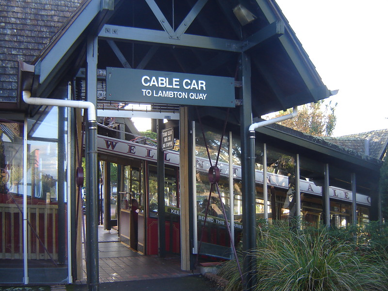 Cable car entrance